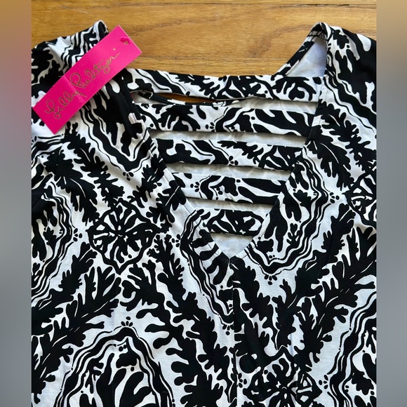 SOLD Lilly Pulitzer Medium, New with Tags! 'Onyx Reef Madness!' long sleeve midi - Picture 3 of 6